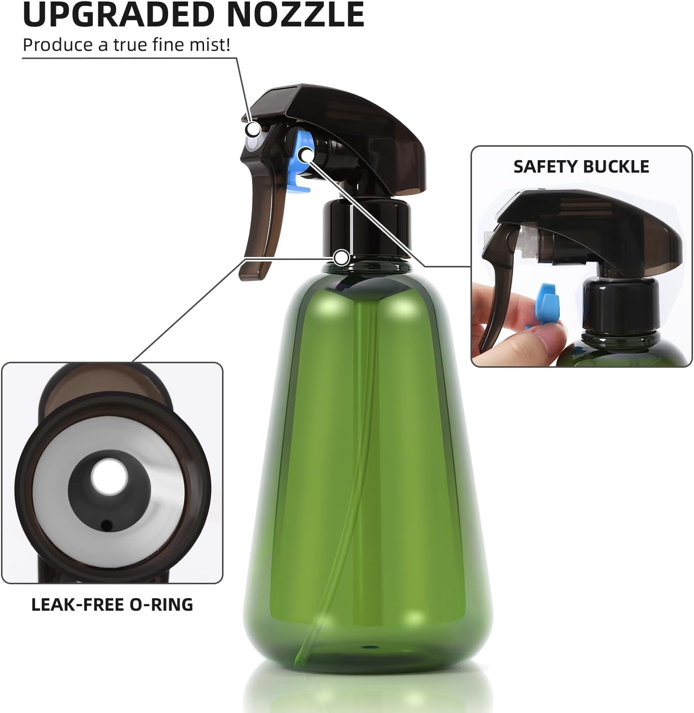 2 Pack 16oz Spray Bottle for P - огляд і ціна Misting Bottle Fine