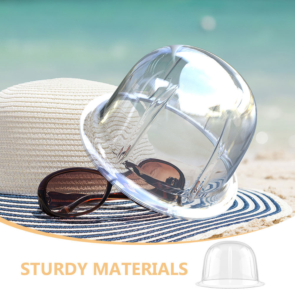 12Pcs Clear Plastic Dome Hat R - огляд і ціна Plastic Dome Clear