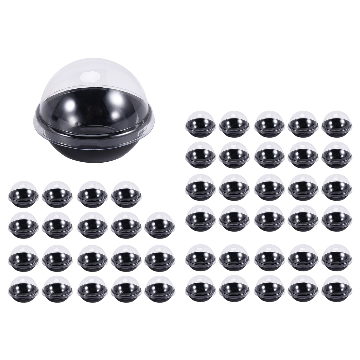 50 Pack Clear Plastic Mini Cup - огляд і ціна Plastic Dome Clear