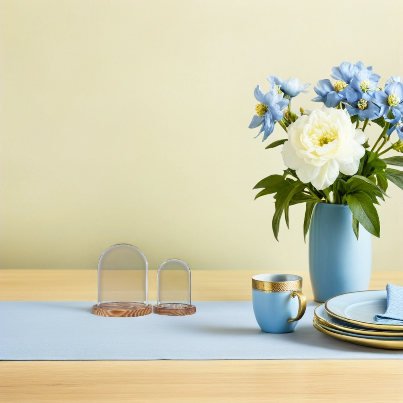 2Sets Clear Glass Display Dome - огляд і ціна Plastic Dome Clear