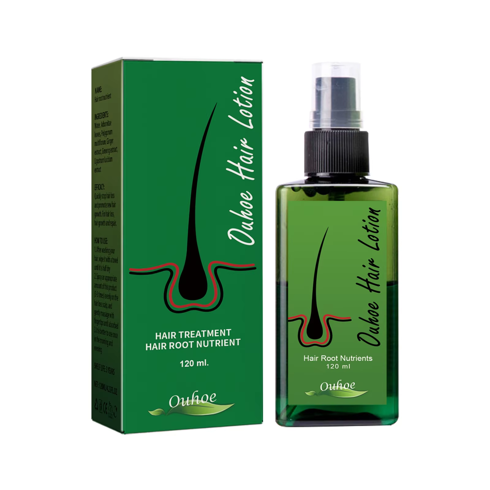 Hair Growth Spray Anti Hair Lo - огляд і ціна Root Stimulator Liquid