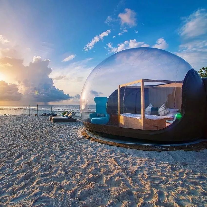 Transparent Inflatable Bubble  - огляд і ціна Plastic Dome Clear