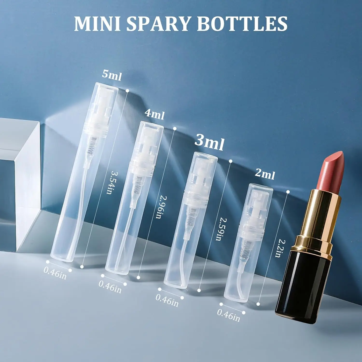 3 ml Mini Spray Bottles, 10 Pa - огляд і ціна Misting Bottle Fine