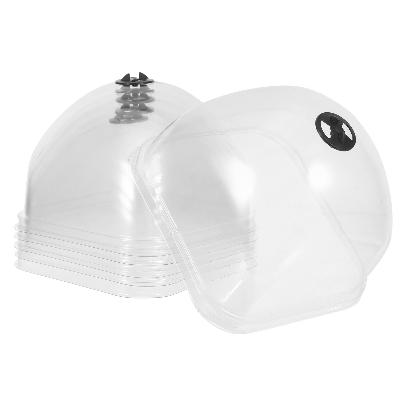 6Pcs Plant Cover Humidity Dome - огляд і ціна Plastic Dome Clear