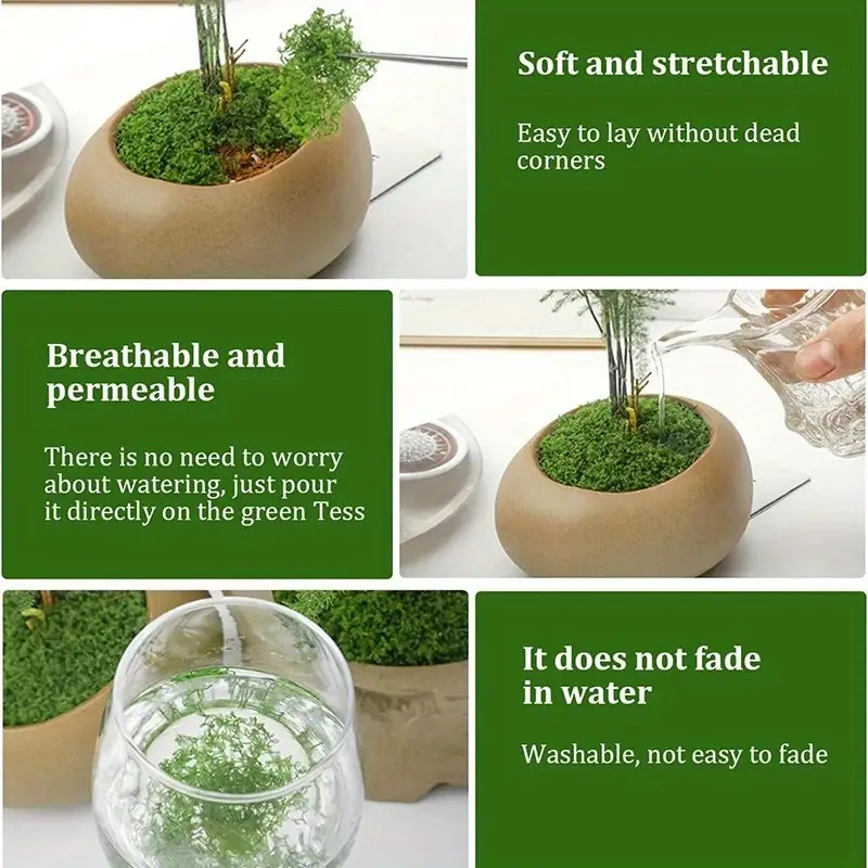 Green Fake Moss DIY Crafts Gra - огляд і ціна Sphagnum Moss Dry