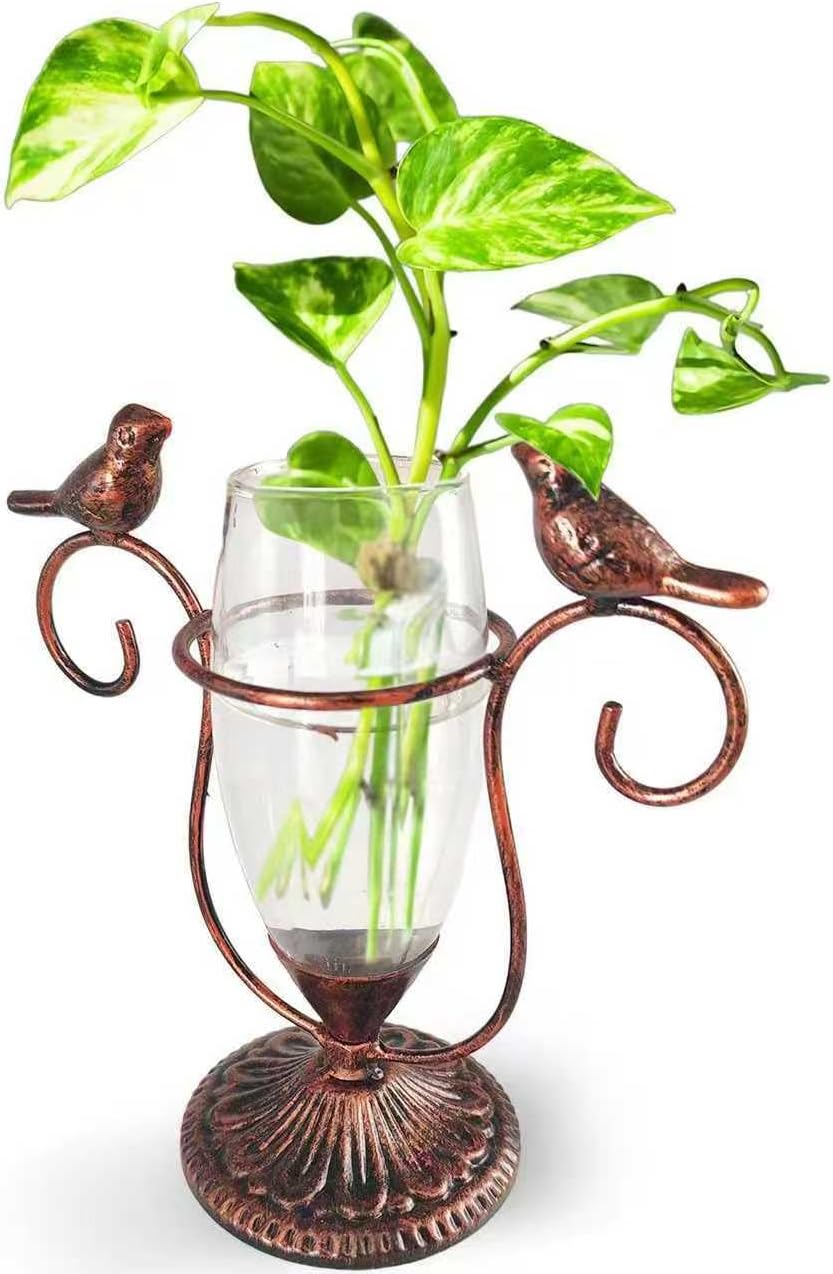 2 Vintage Copper Bird Plant Pr - огляд і ціна Propagation Station Vase